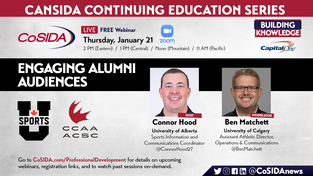 Join Us! Live Webinar – CANSIDA: Engaging Alumni Audiences